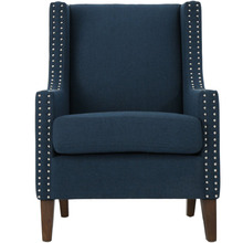Woods Studded Wingback Club Armchair